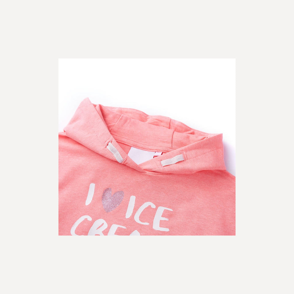 Sweatshirt Cotton Bright Pink 128 Kids Clothing Children's Top Kids Wear 128