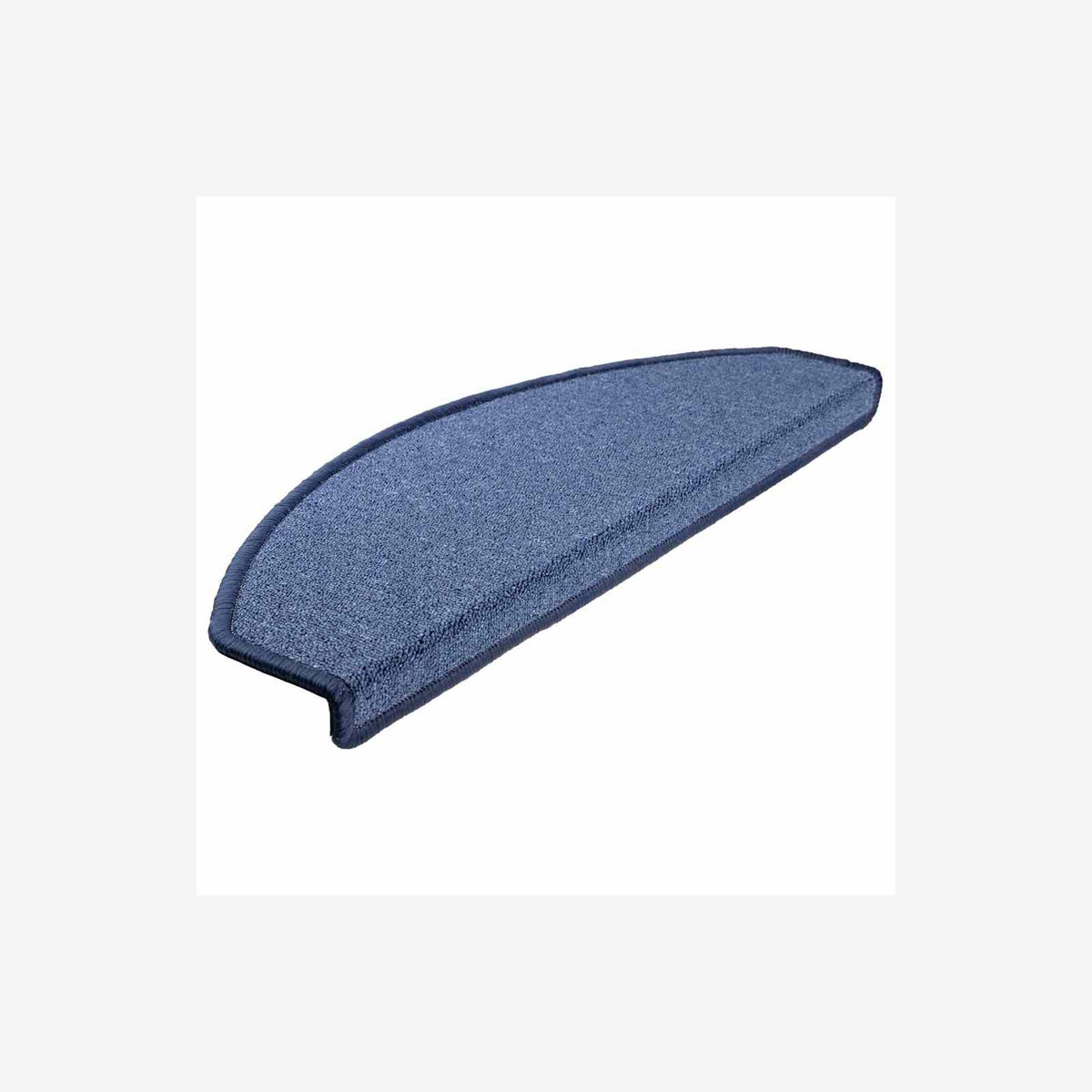 Stair Mats Non-Slip Needle-Punched Fabric -100% Blue Foldable 65 x 24 x 4 cm