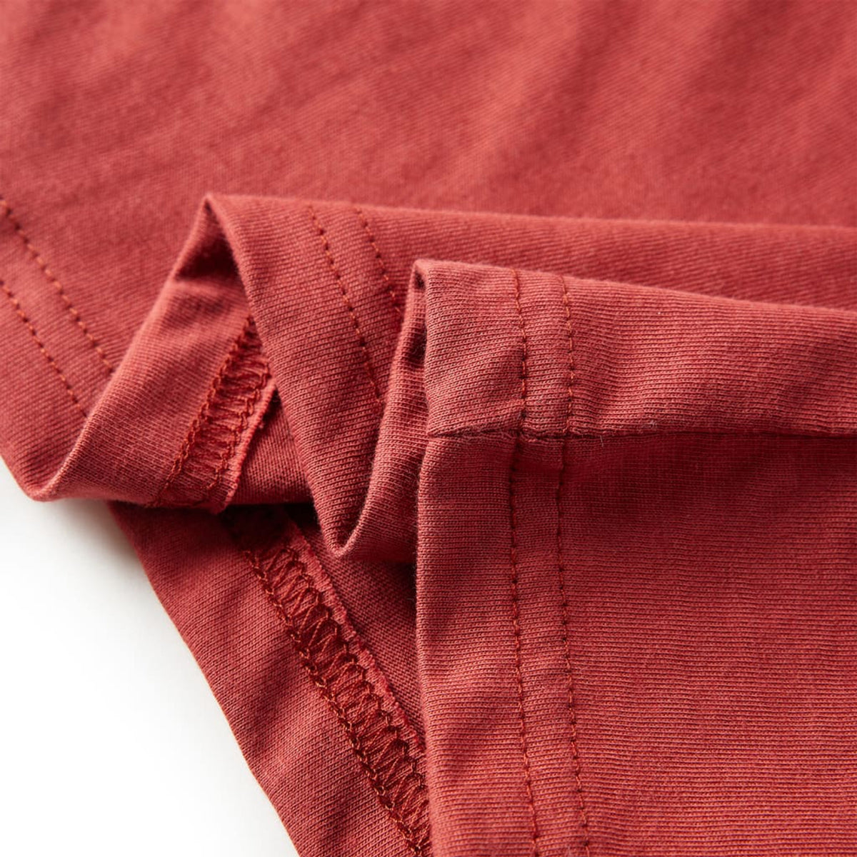 Kids T-Shirt Cotton Burnt Red 92 Children's Top Kids Clothing Kids Wear Long