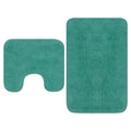 Bathroom Mat Turquoise Cotton 93 x 63 cm Floor Mat Home Non Slip Bath Mat