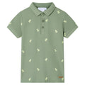 Kids'Polo Shirt Khaki Cotton 128 Kids Clothing Children's Wear Kids' Tops 128