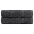 Towel Cotton Anthracite 150 x 100 cm Bathroom Bath Linen Home Towels Variant 2
