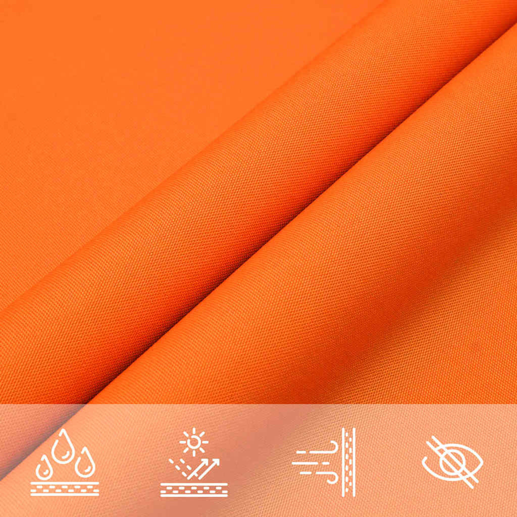 Sunshade Sail Oxford Fabric Orange Water Resistant UV Resistant 700 x 700 cm