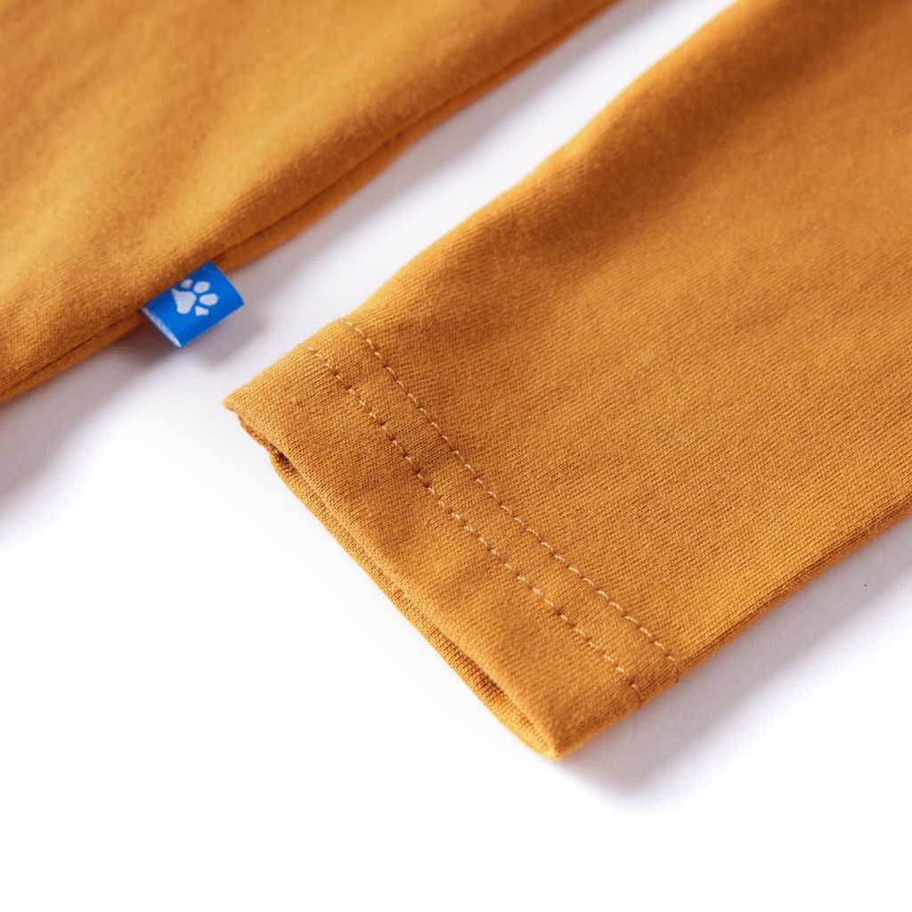 Kids T-Shirt Cotton Dark Ochre 116 Children's Top Kids Clothing Kids Variant 3