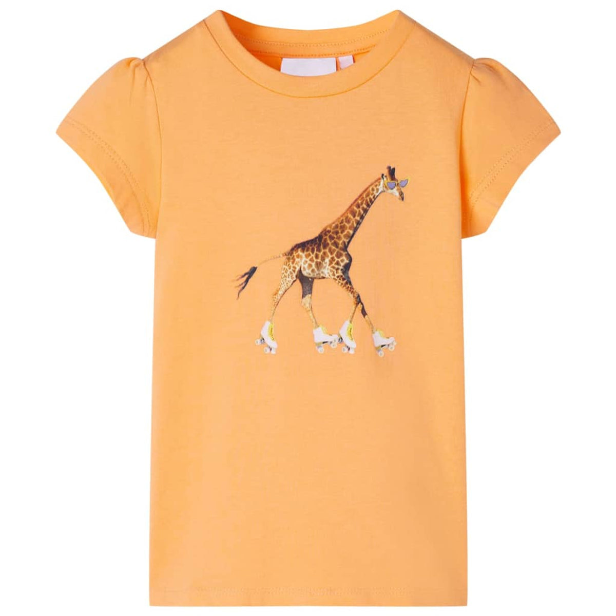 Kids T-Shirt Cotton Bright Orange 116 Children's Top Kids Clothing Kids Wear