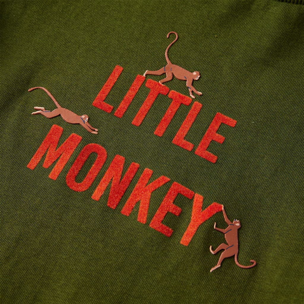Kids T-Shirt Cotton Dark Khaki 116 Children's Top Kids Clothing Kids Variant 2