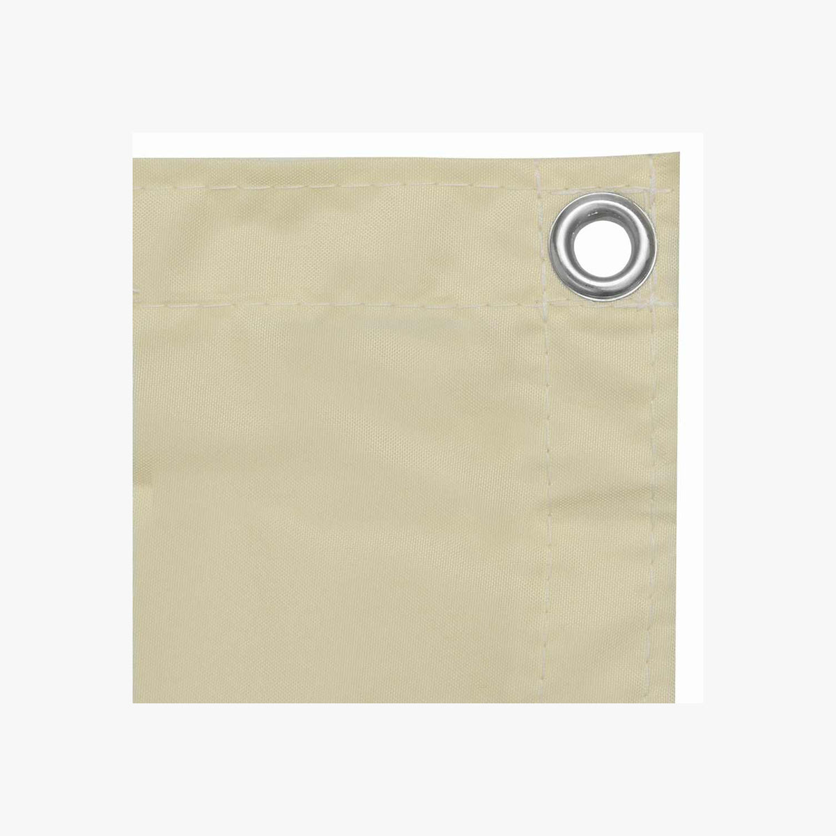 Balcony Screen Oxford Fabric Cream Waterproof UV Resistant 90 x 300 cm 90x300cm