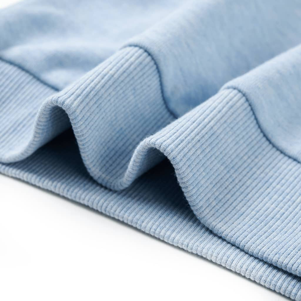 Sweatshirt Cotton Soft Blue Melange 116 Kids Clothing Children's Top Variant 2