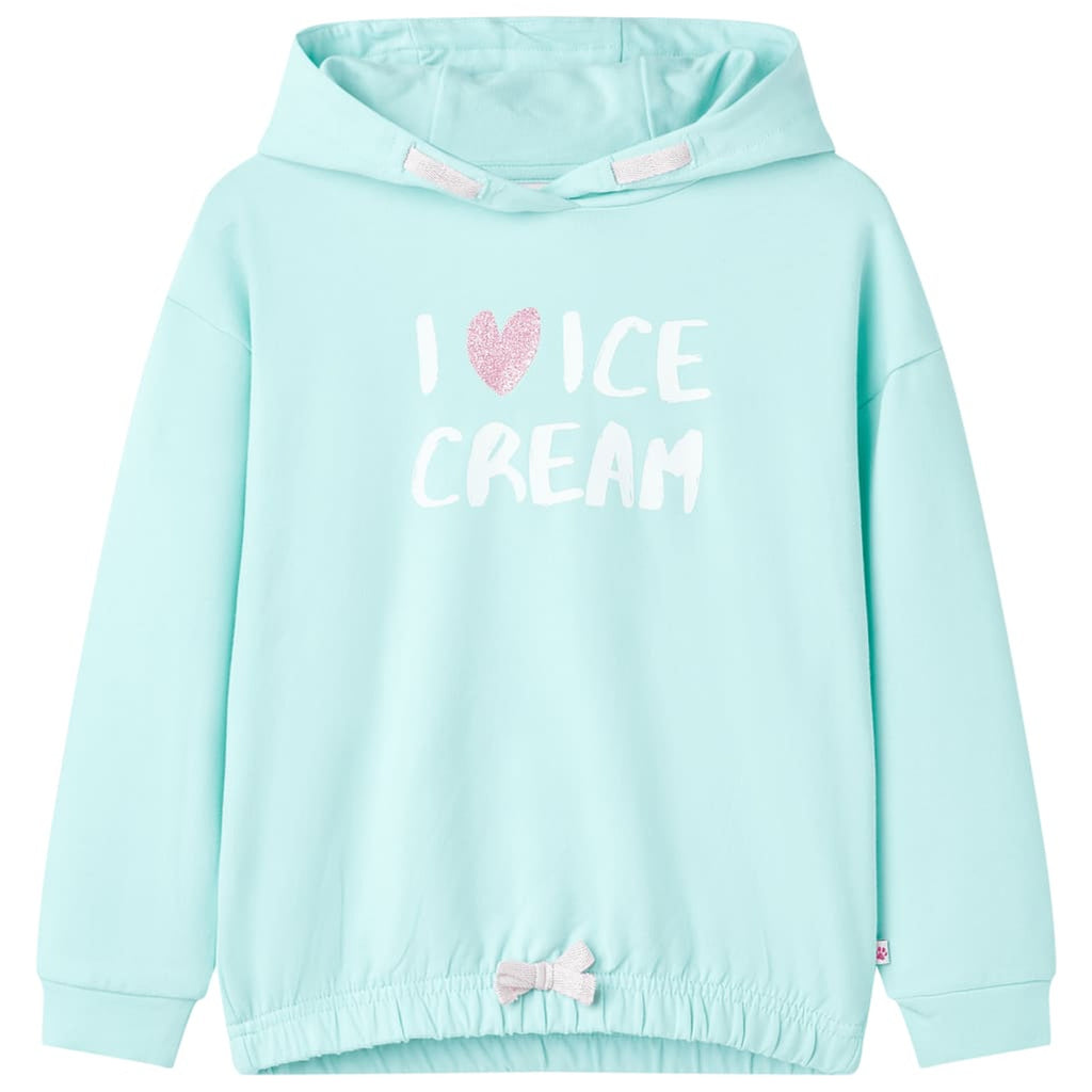 Sweatshirt Cotton Light Aqua 128 Kids Clothing Children's Top Kids Wear 128