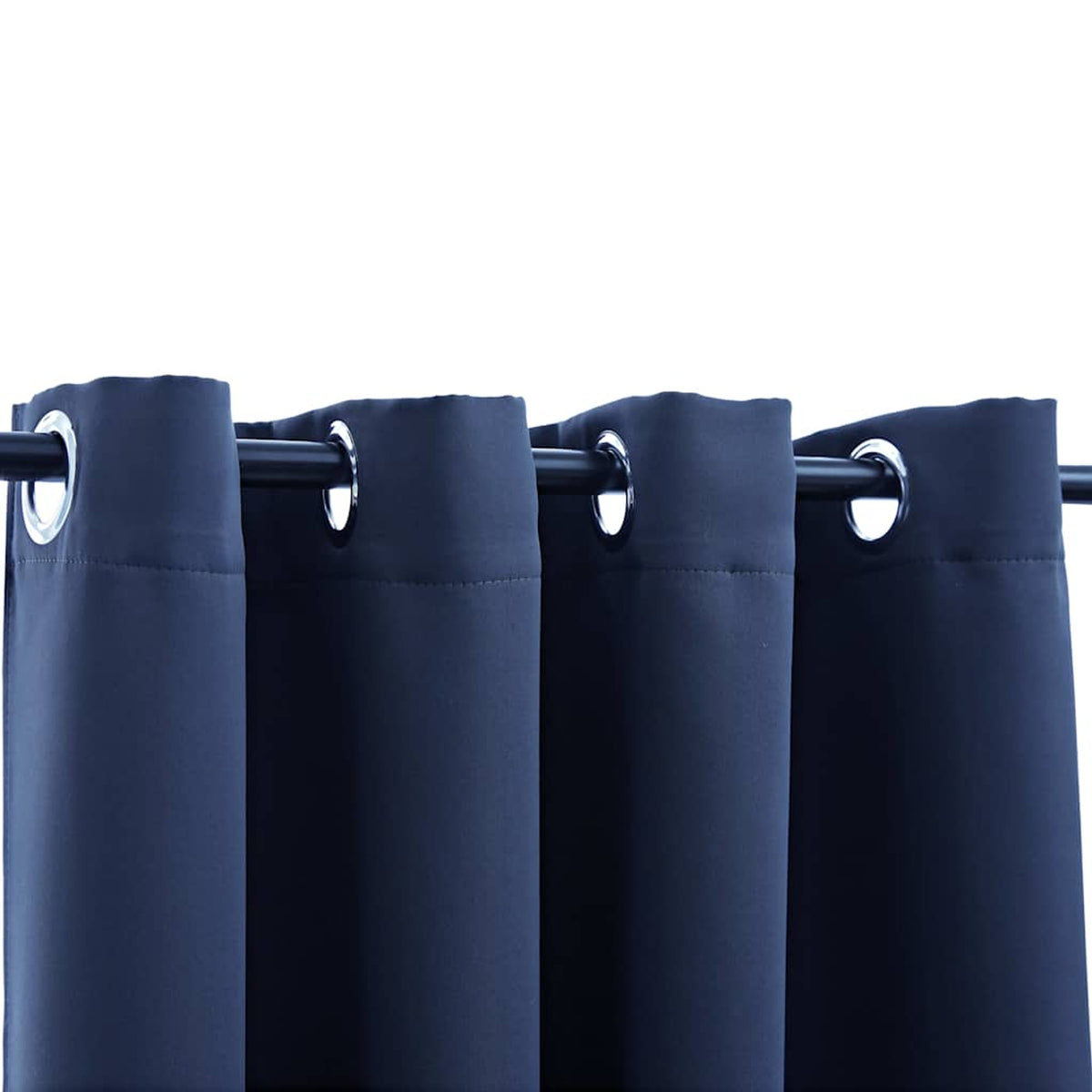 Blackout Curtain Polyester Blue 140 x 175 cm Window Dressing Home Furnishings