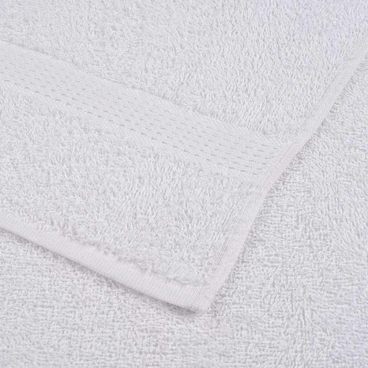 Towel Cotton White 50 x 30 cm Bathroom Bath Linen Home Towels 50 pcs Guest