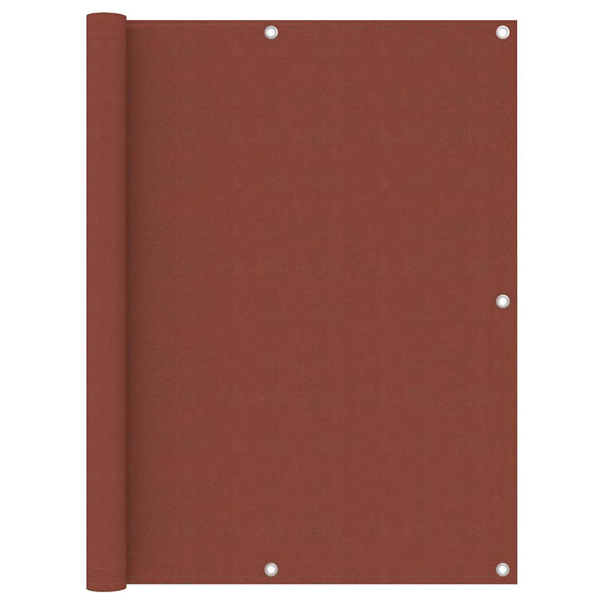 Balcony Screen Terracotta Oxford Fabric Waterproof UV Resistant 120 x 600 cm