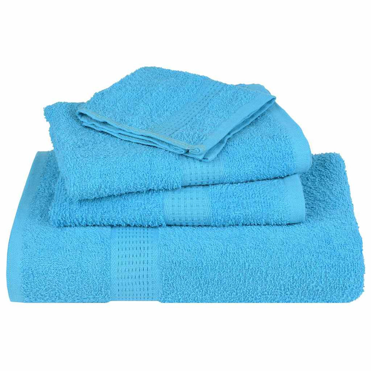 Towel Cotton Turquoise 30 x 30 cm Bathroom Bath Linen Home Towels 10 pcs Wash