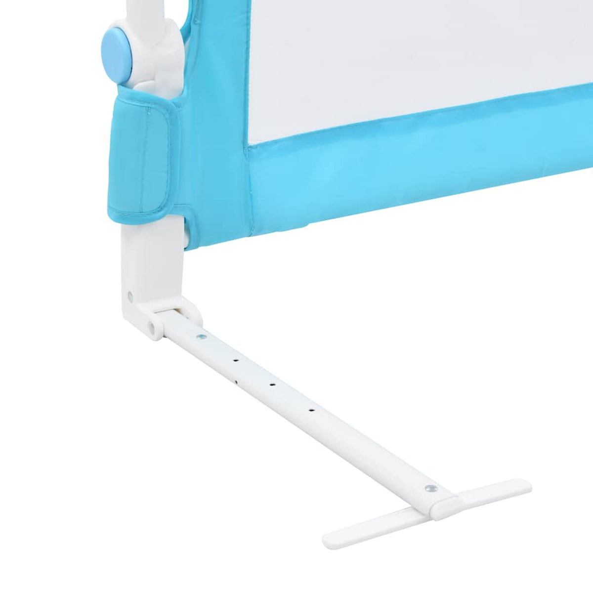 Toddler Safety Bed Rail Polyester Blue 180 x 40.5 x 42 cm Child Bed Guard 5x42cm