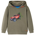 Sweatshirt Cotton Khaki 116 Kids Clothing Children's Top Kids Wear Variant 5