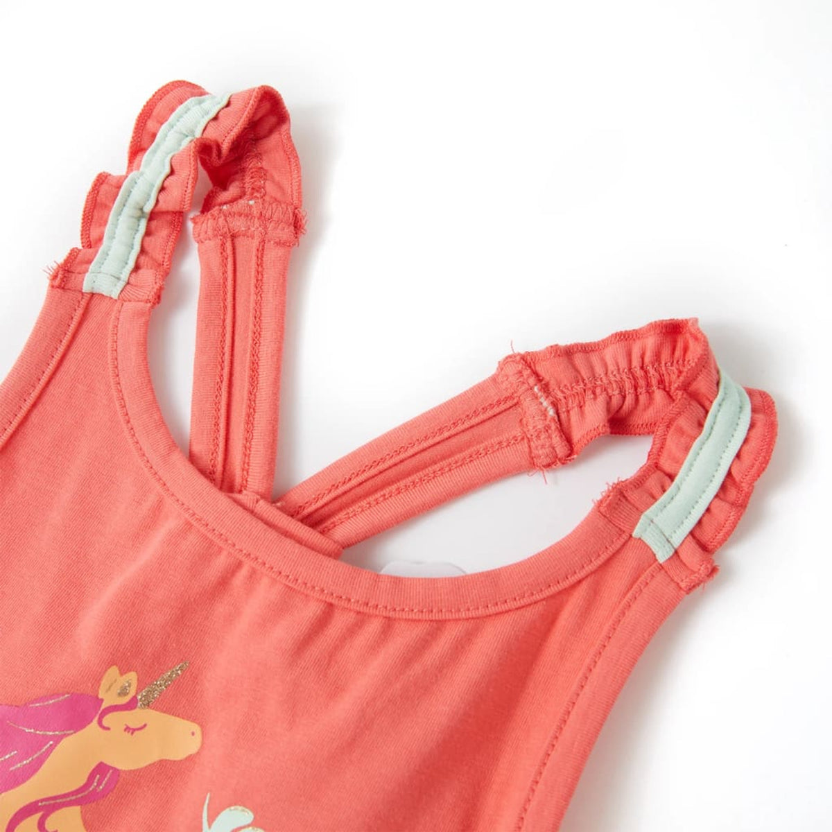 Kids'Tank Top Coral Cotton 128 Kids Clothing Children's Wear Kids Fashion 128