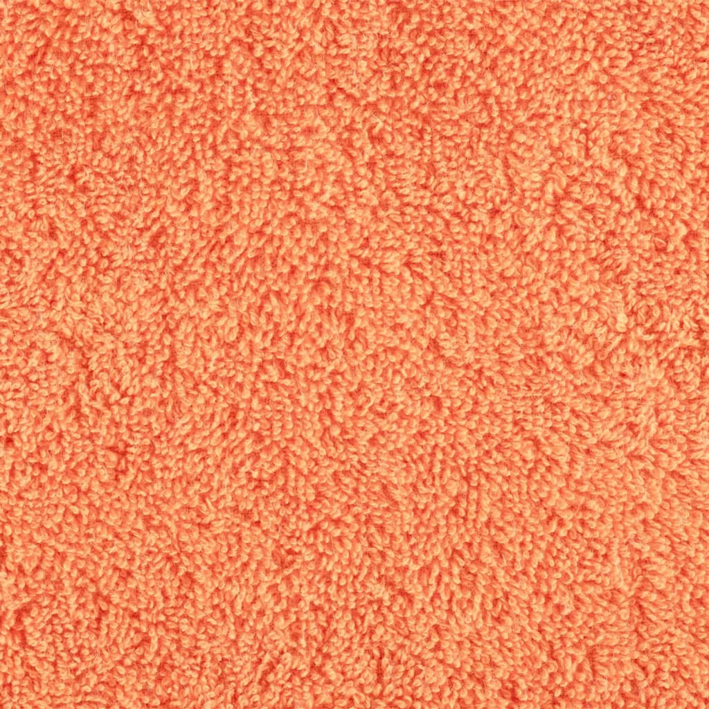 Towel Cotton Orange 30 x 30 cm Bathroom Bath Linen Home Towels 4 pcs Wash