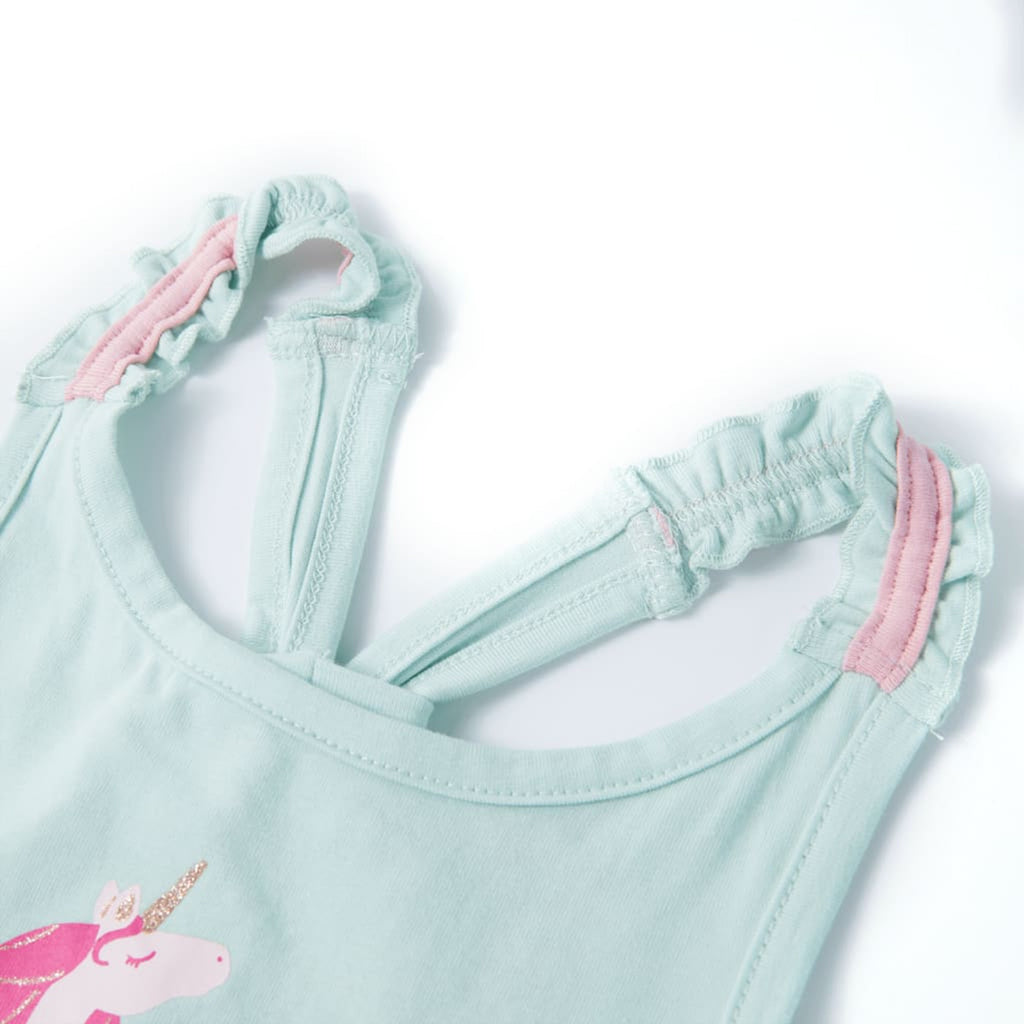 Kids'Tank Top Light Mint Cotton 116 Kids Clothing Children's Wear Variant 2