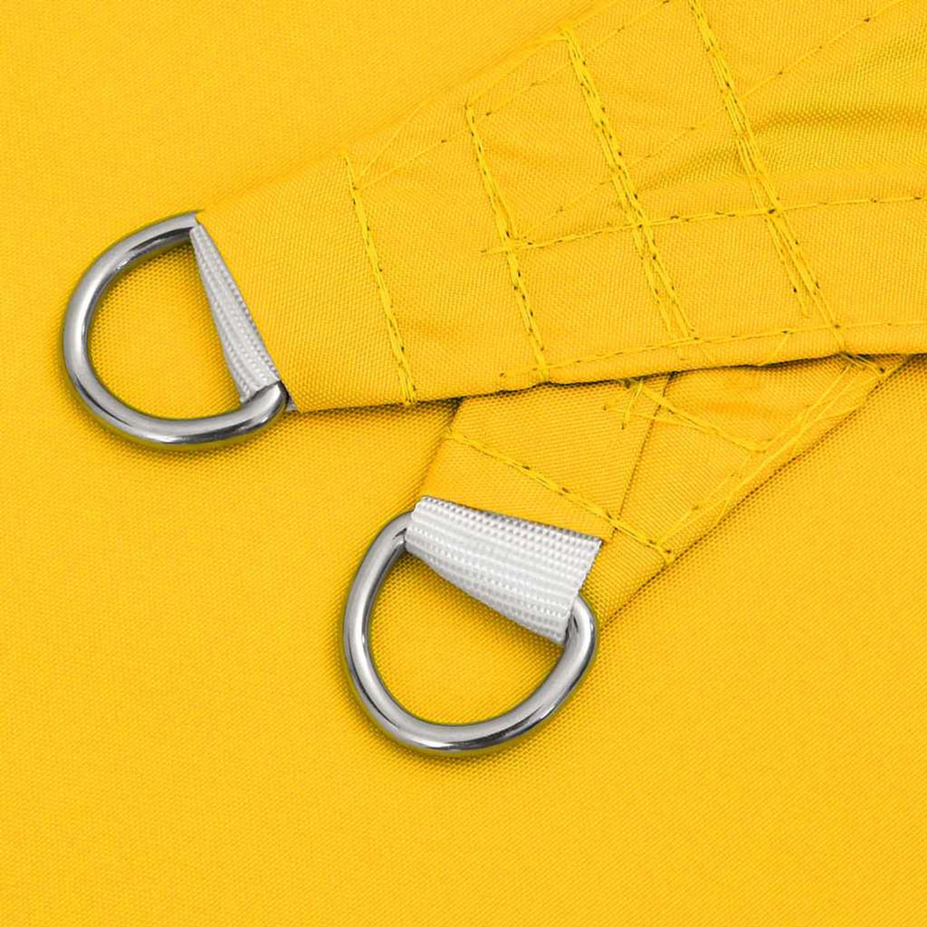 Sunshade Sail Oxford Fabric Yellow Water Resistant UV Resistant 700 x 700 cm