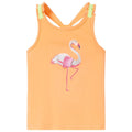 Kids'Tank Top Bright Cotton Bright Orange 104 Kids Clothing Children's Wear