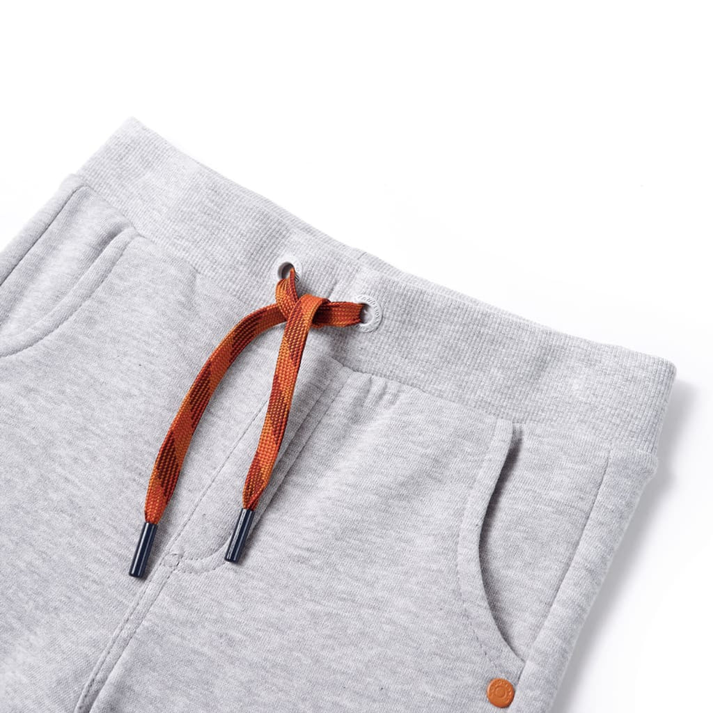 Kids'Sweatpants Melange Cotton Grey Melange 92 Kids' Bottoms Kids' Bottom 92