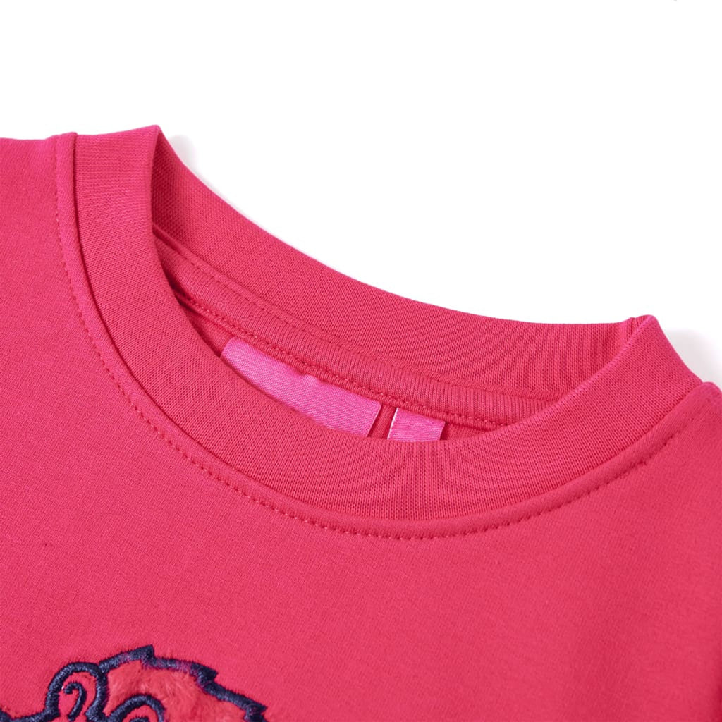 Sweatshirt Cotton Bright Pink 140 Kids Clothing Children's Top Kids Variant 2