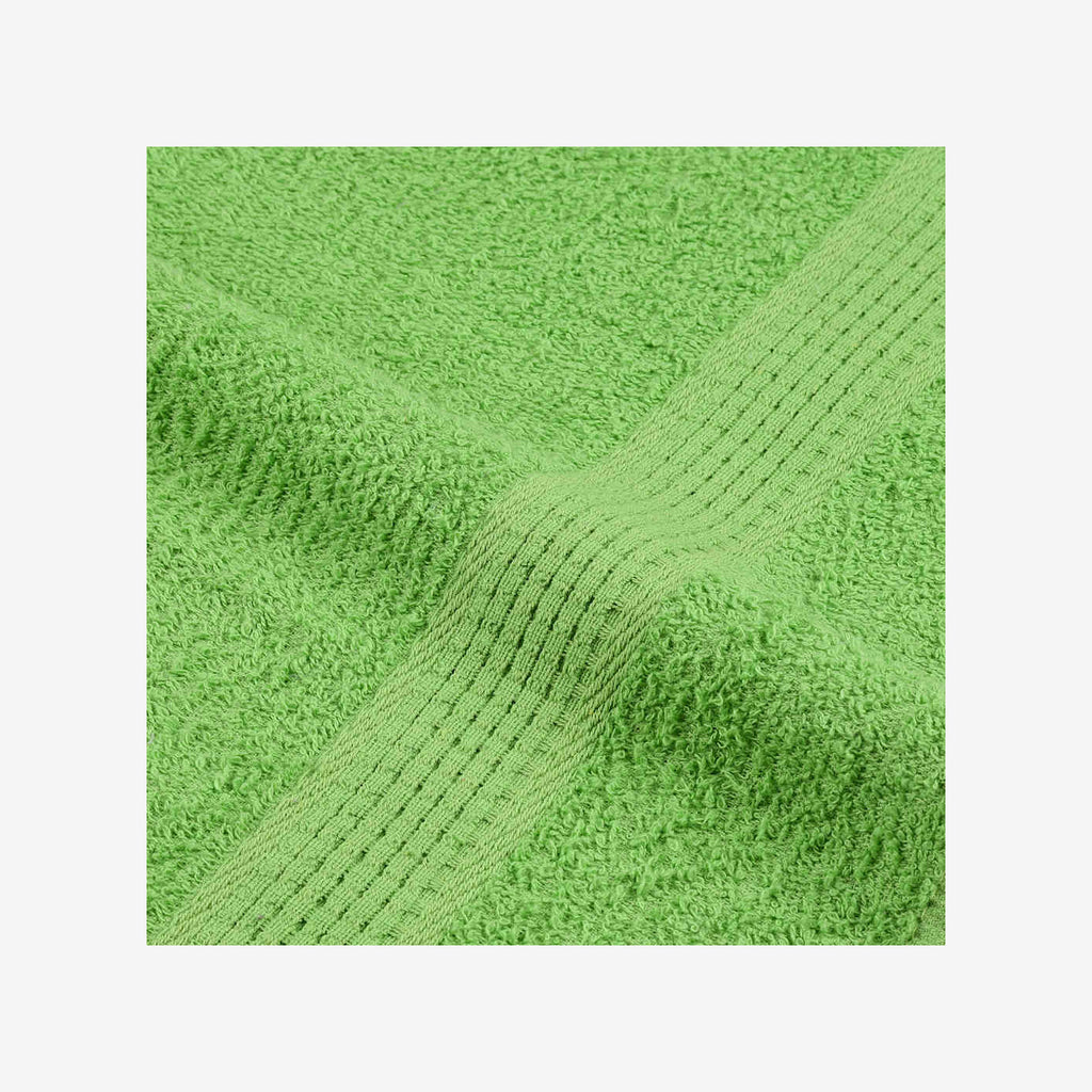 Towel Cotton Apple Green 200 x 80 cm Bathroom Bath Linen Home Towels 2 pcs