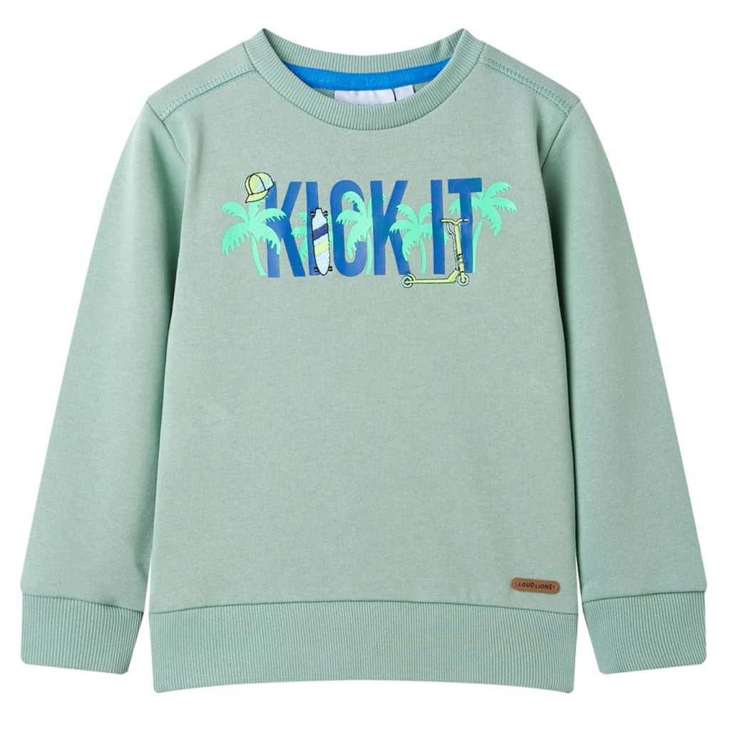 Sweatshirt Cotton Light Khaki 116 Kids Clothing Children's Top Kids Wear 116