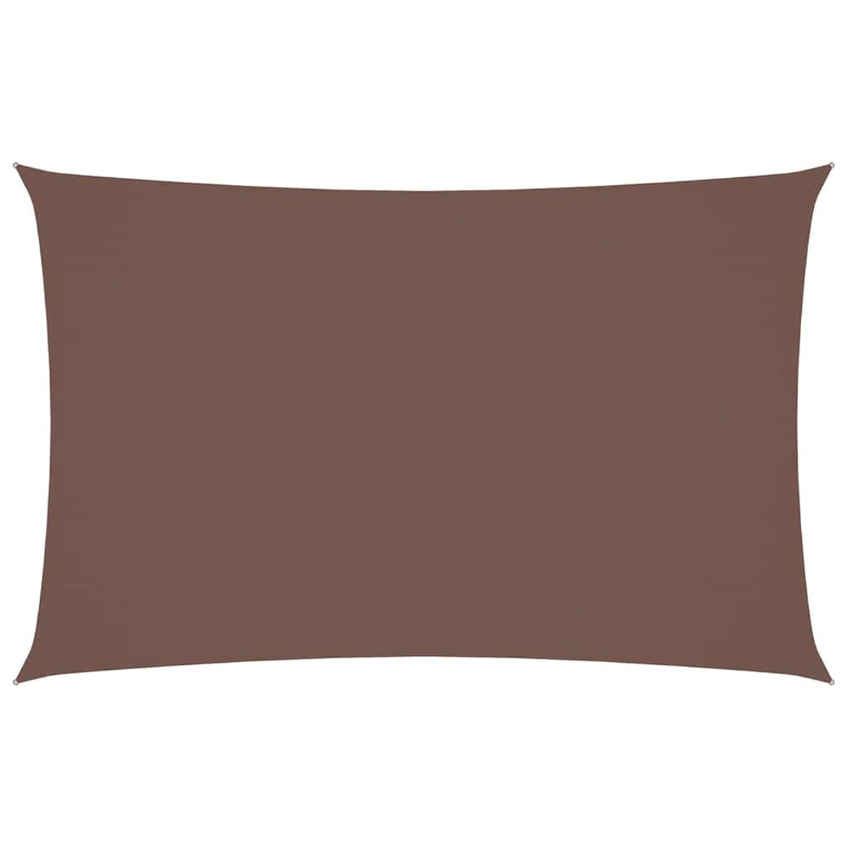 Sunshade Sail Oxford Fabric Brown Water Resistant UV Resistant 200 x 500 cm