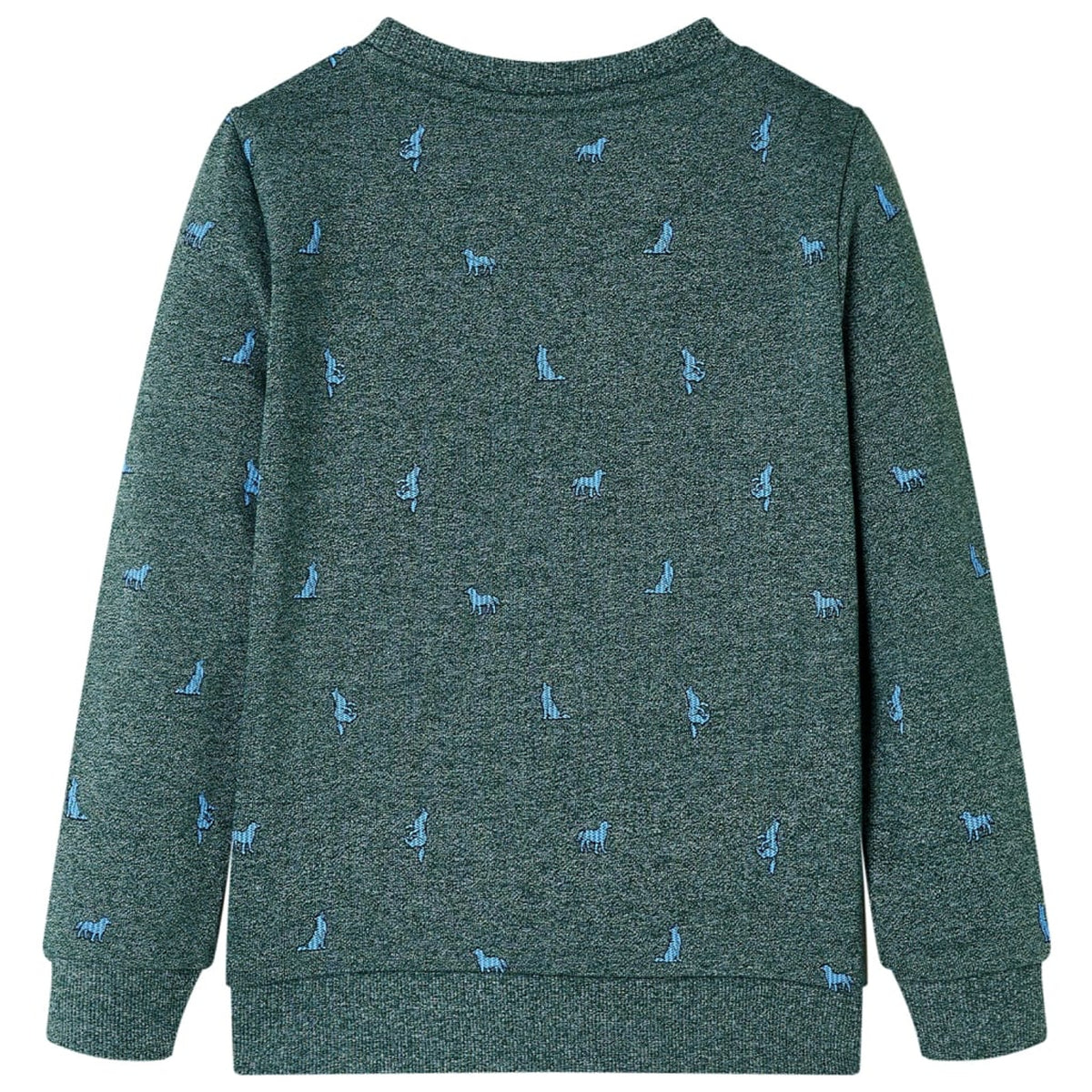 Sweatshirt Cotton Dark Green Melange 116 Kids Clothing Children's Top Kids