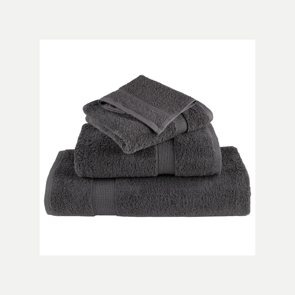 Towel Cotton Anthracite 200 x 80 cm Bathroom Bath Linen Home Towels Variant 2