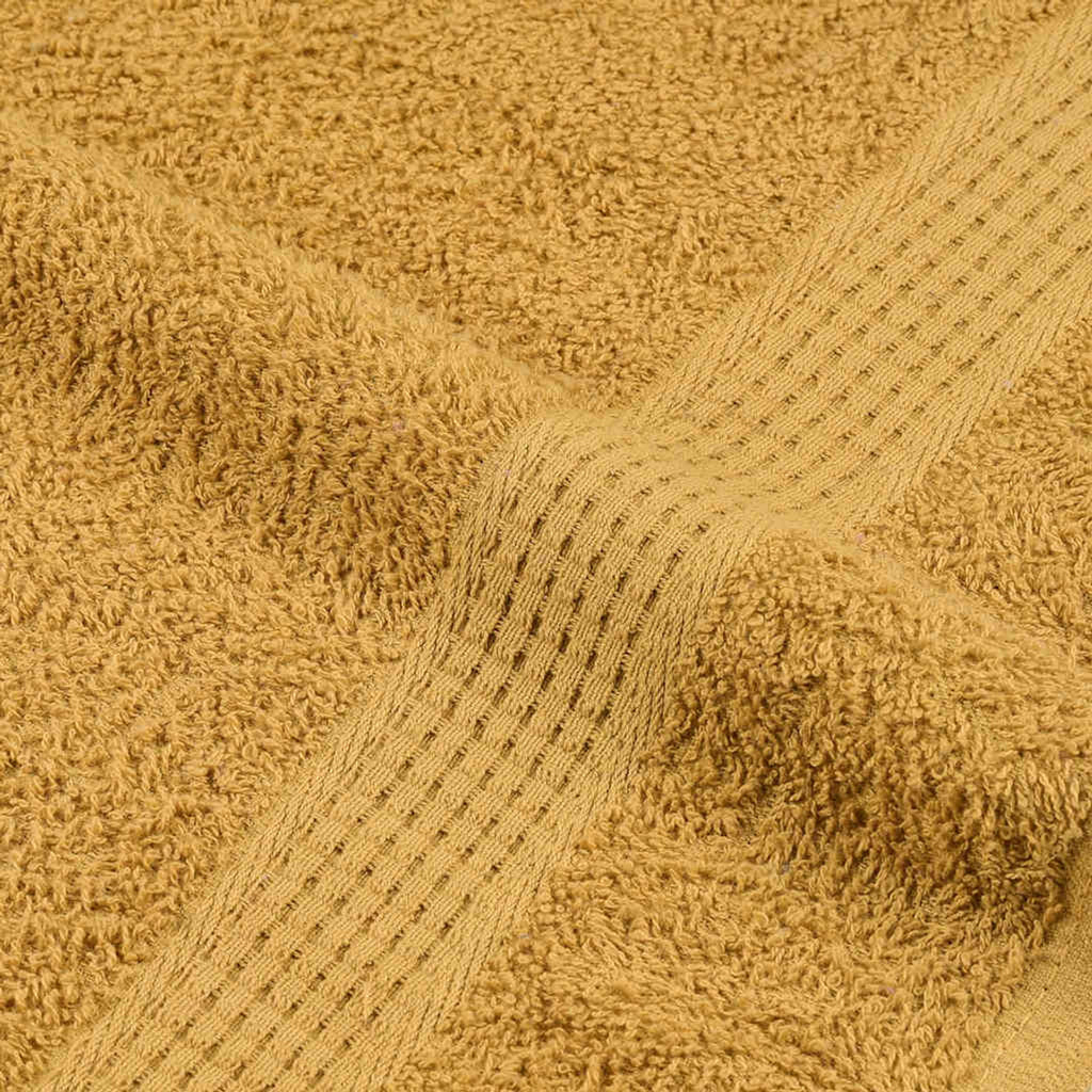 Towel Cotton Gold 15 x 21 cm Bathroom Bath Linen Home Bath Towels & Flannels