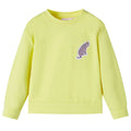 Sweatshirt Cotton Yellow 116 Kids Clothing Children's Top Kids Wear Kids' Tops