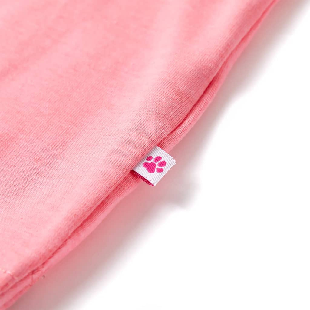 Kids T-Shirt Cotton Bright Fluo Pink 116 Children's Top Kids Clothing Kids