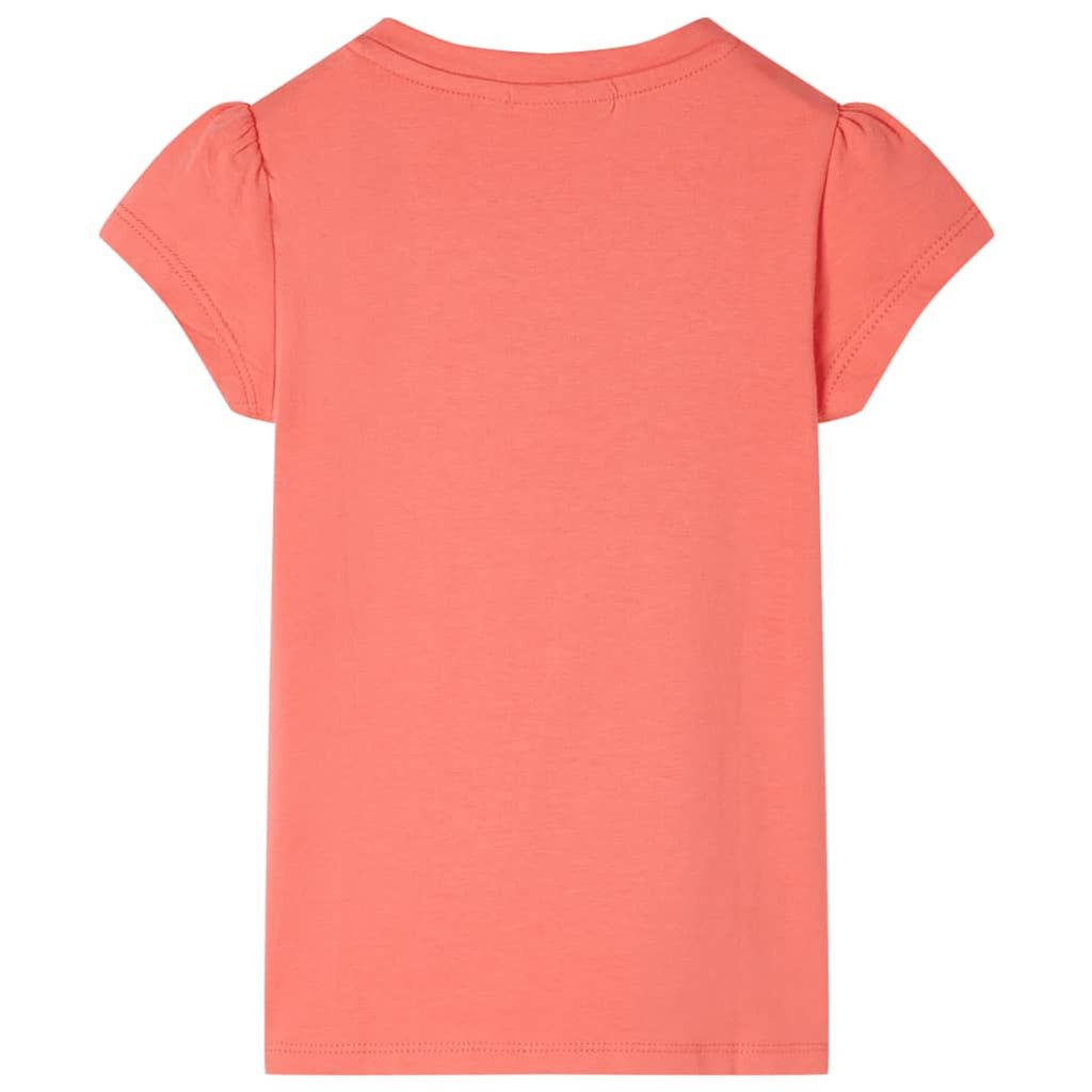Kids T-Shirt Cotton Coral 140 Children's Top Kids Clothing Kids Wear Variant 2