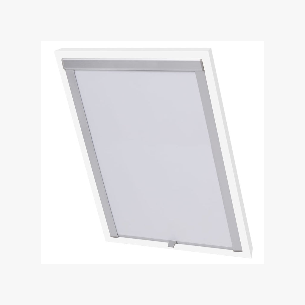 Roller Blind Blackout Fabric White 48.3 x 118 cm Window Shade Window Covering