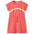 Dress Cotton Coral 128 Kids' Dresses Kids' Dresse Kids'Dress Drawstring 128