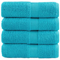 Towel Cotton Turquoise 30 x 30 cm Bathroom Bath Linen Home Towels 4 Variant 2