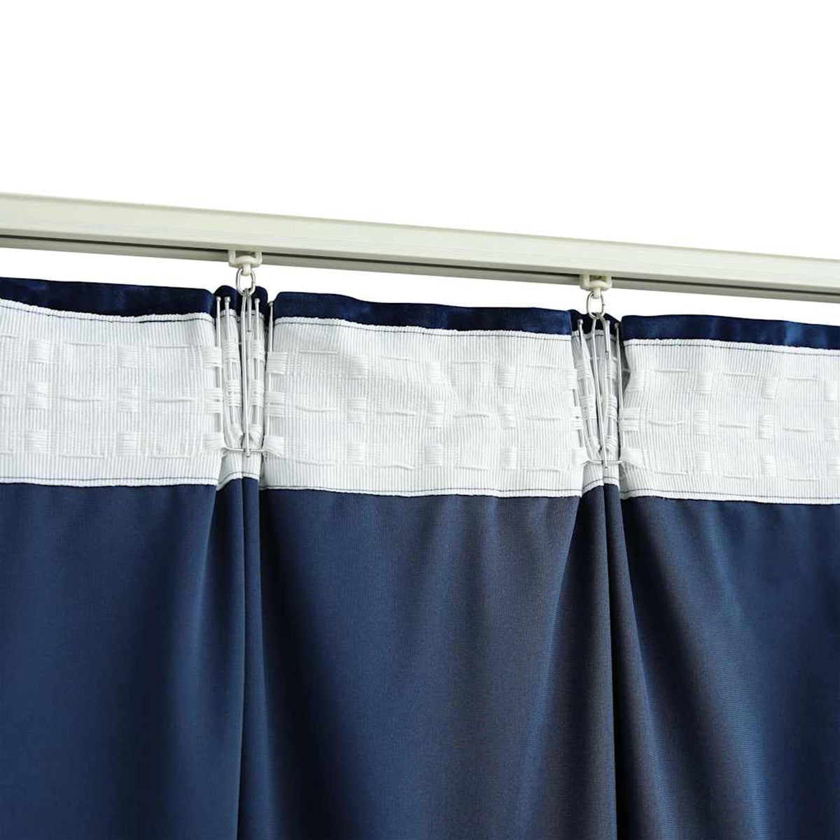Blackout Curtain Velvet Dark Blue 140 x 245 cm Window Dressing Variant 2