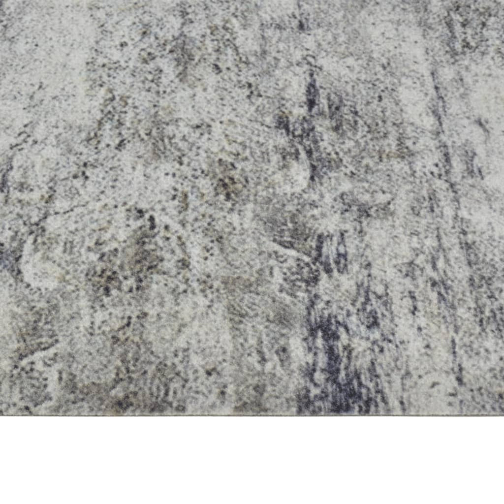 Rug Velvet (100% Polyamide) Grey 150 x 45 x 0.5 cm Floor Mat Home Variant 4