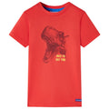 Kids T-Shirt Cotton Red 104 Children's Top Kids Clothing Kids Wear Kids' Tops