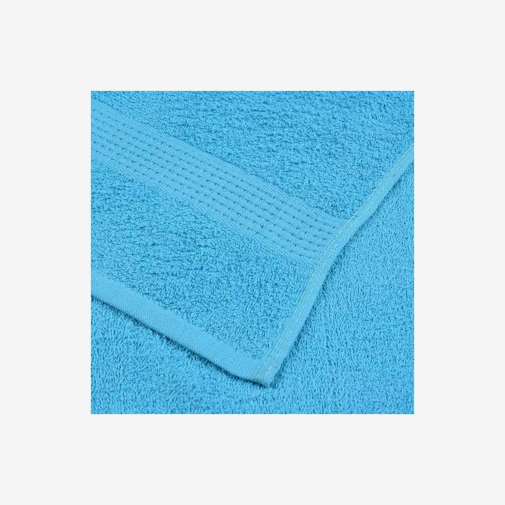 Towel Cotton Turquoise 200 x 100 cm Bathroom Bath Linen Home Towels 10 pcs