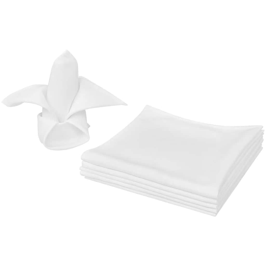 Dinner Napkins White 50 x 50 cm Cloth Napkins Cloth Napkin Variant 2