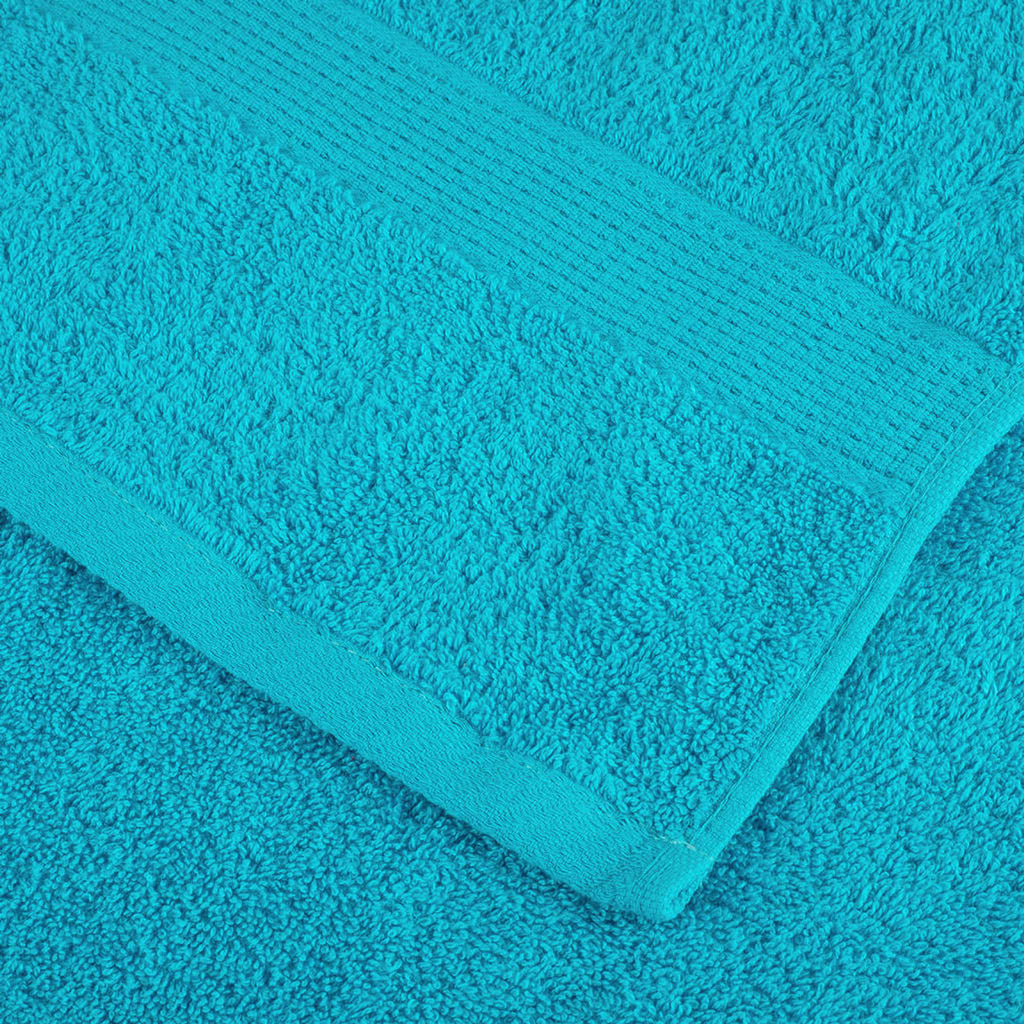 Towel Cotton Turquoise 50 x 30 cm Bathroom Bath Linen Home Towels 2 Variant 2