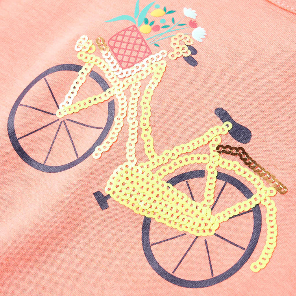 Kids T-Shirt Cotton Neon Coral 104 Children's Top Kids Clothing Kids Wear 104