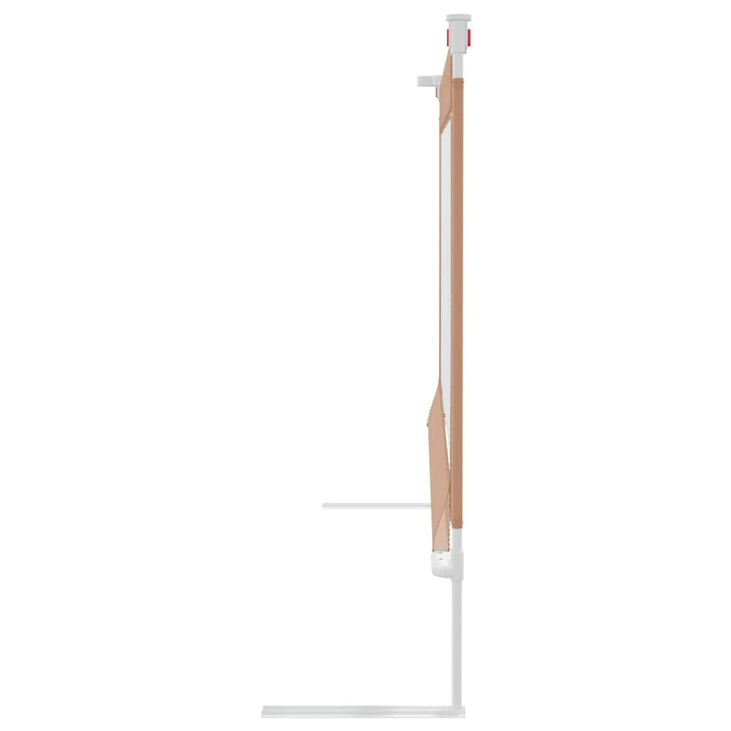 Toddler Safety Bed Rail Fabric (100% Polyester) Taupe 100 x 25 x 95 cm