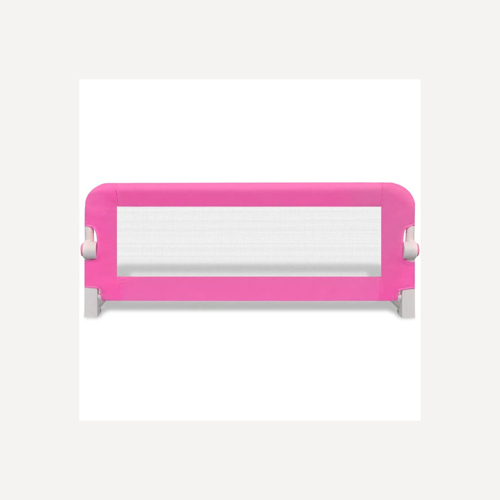 Toddler Safety Bed Rail Polyester Pink 102 x 36.5 x 42 cm Child Bed Guard 5x42cm