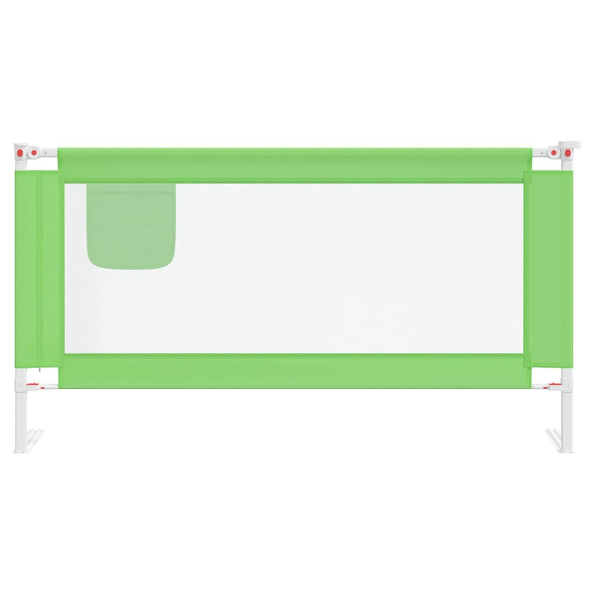 Toddler Safety Bed Rail Fabric (100% Polyester) Green 160 x 25 x 95 cm