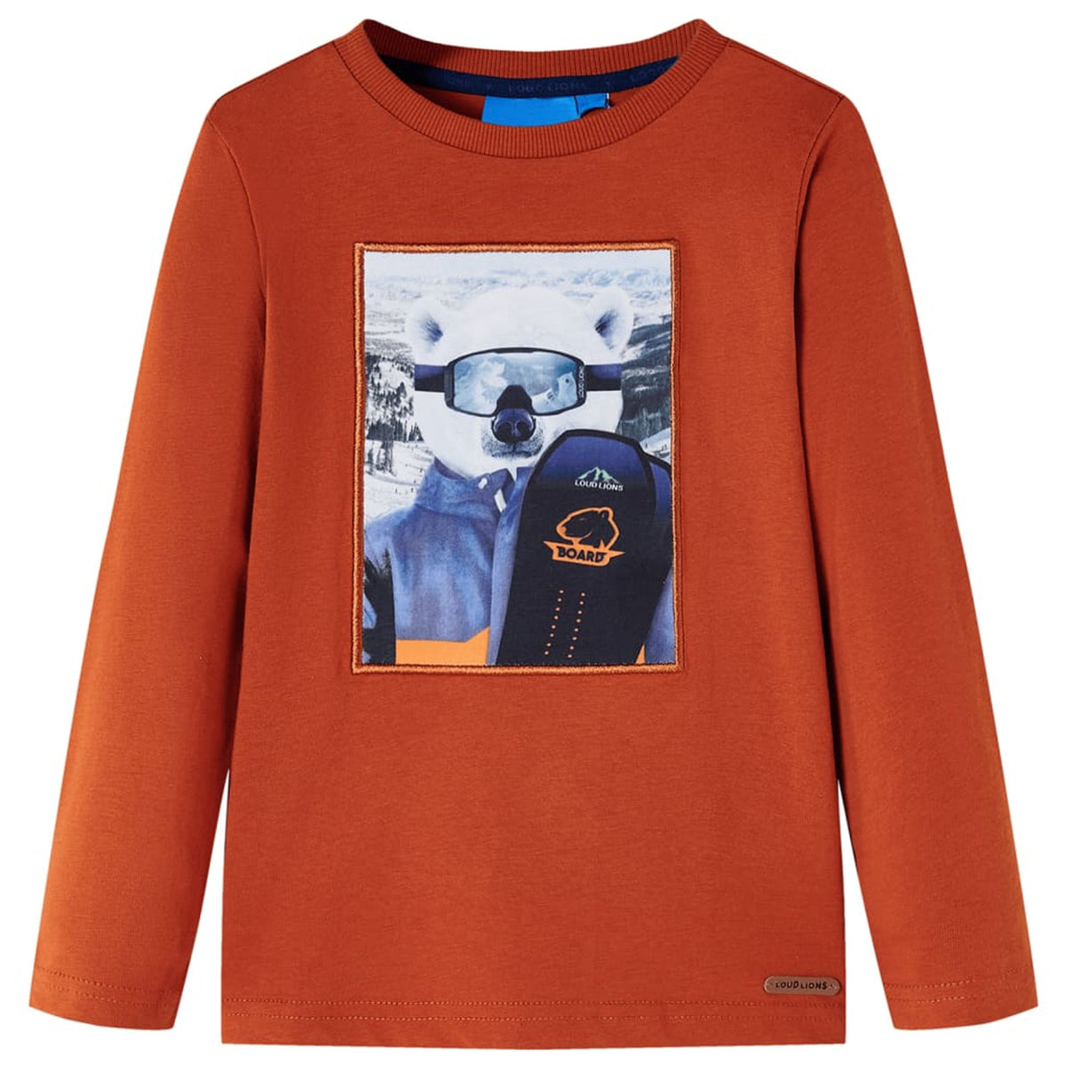 Kids T-Shirt Cotton Light Rust 104 Children's Top Kids Clothing Kids Wear Long