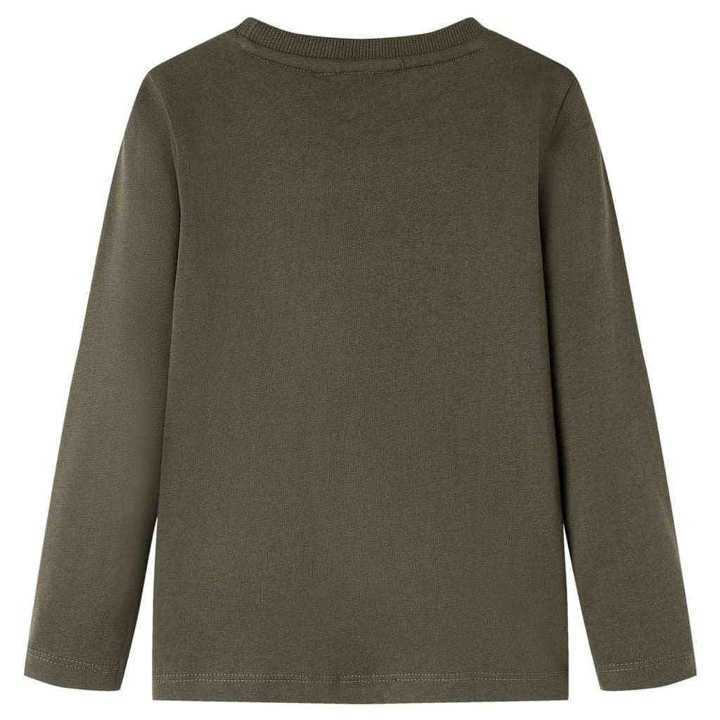 Kids T-Shirt Cotton Khaki 128 Children's Top Kids Clothing Kids Wear Variant 4
